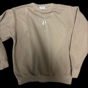 Classic Tan Crewneck Sweater